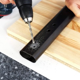 S&R Drill Bit Set Multi-Purpose - Universal Drill Bit Set 7-pcs: 4x75, 5x85, 6x100, 6x100, 8x120, 10x120, 12x160 mm in sturdy Metal Box