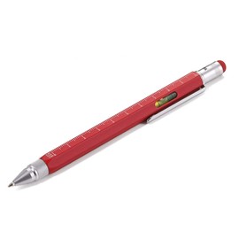 Troika PIP20RD Construction Ballpoint Pen, Red