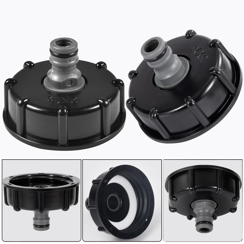 hufhnwso IBC Tank Connector, IBC Hose Connection Adapter, s60 x