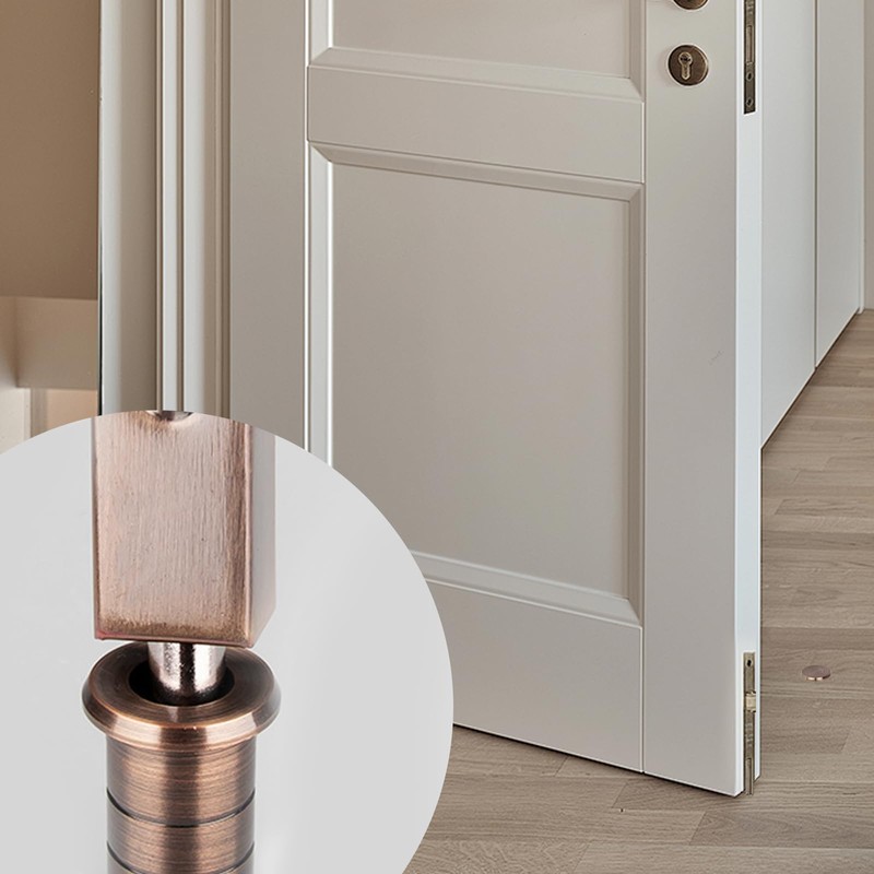bjsdkff Floor Hole Dust-Proof Cover, Door Latch Dust Protector, Spring