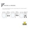 Juego De Tornillos Para Asiento Wc Pm96 Cabeza Cuadrada