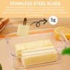 2-in-1 Butter Slicer & Storage Container, 8 oz Capacity, with