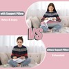 HOMBYS Crochet Pillow for Lap Support,Gaming Pillow for Lap,Lap Pillow