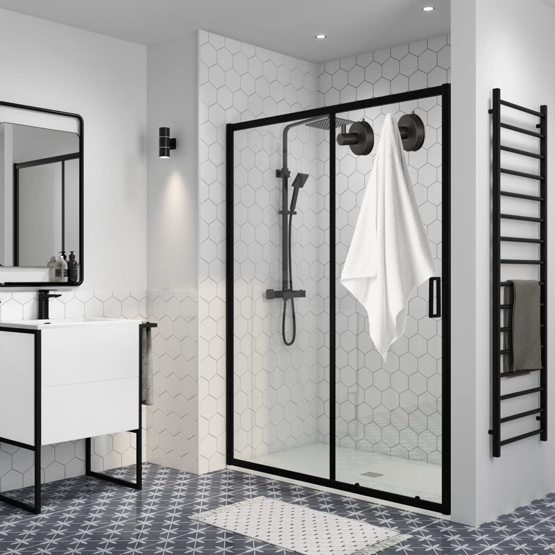 DGYB Suction Cup Hooks for Shower Black Bathroom Hooks Suction
