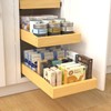 Wooden Pull out Cabinet Organizer 15" W x 21" D