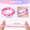 Bessrung 100 PCS No Damage Hair Ties, Seamless Elastic Hair
