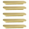 5 Pack Gold Drawer Pulls, 221MM Brushed Gold Cabinet Pulls