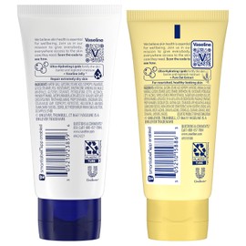 Vaseline Intensive Care Lotion Bundle – Advanced Repair Unscented Lotion & Nourishing Moisture Hand & Body Lotion for Extremely Dry Skin, 2 Oz Ea (2 Piece Set)