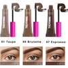 Gel para cejas, Kit de tinte para cejas marrones, Kit