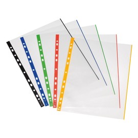Herlitz Document Wallet - A4 Extra-Strong Polypropylene Film Transparent Pocket - Pack of 1,000, A4