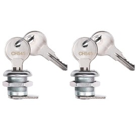 WOOCH Truck Tool Box Lock with Keys, 5/8" Replacement Pickup Toolbox Lock Cylinder for Latch - Compatible with UWS, Dee Zee, Delta, Weatherguard, Kobalt, Better Built Toolboxes (2 Pack)