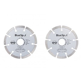 Blue Spot Tools 19547 Segmented Diamond Dry Cutting Disc, Silver, 115 mm,2 Piece