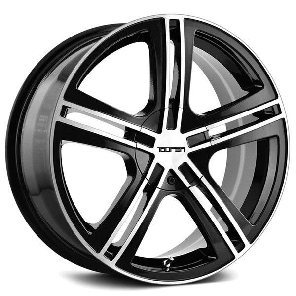 TOUREN TR62 Black/Machined Face/Machined Lip Wheel with Alloy Steel (17