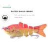 Fishing Lures for Bass Trout 6-segment Hard Body Lures with