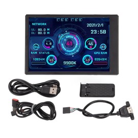 3.5in IPS USB Mini Screen AIDA64 PC CPU RAM Data Monitor PC Sensor Panel Display Temperature Monitor Computer Temp Monitor