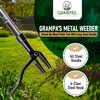 Grampa's Metal Weeder - Stand Up Weed Puller Tool with