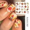 Fall Nail Art Stickers, Autumn Nail Art Water Decals Transfer
