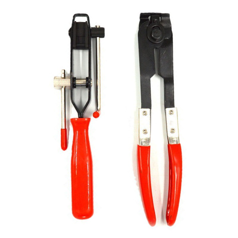 2Pcs CV Joint Clamp Set Banding Tool Connector Metal Ear