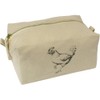 'Chicken Running' Canvas Wash Bag/Makeup Case (CS00040091)