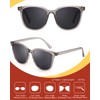 Myiaur Polarised Sunglasses Women's Large UV400 Protection Glasses Classic Mirrored