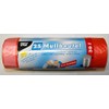 Müllbeutel m.Zugband HDPE 30 L rot 70x55cm 25 St VE=1
