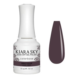 KIARA SKY Gel Polish | Soak-Off All In One 0.5 fl oz | G5063 Serial Chiller (Cool Plum Shade)
