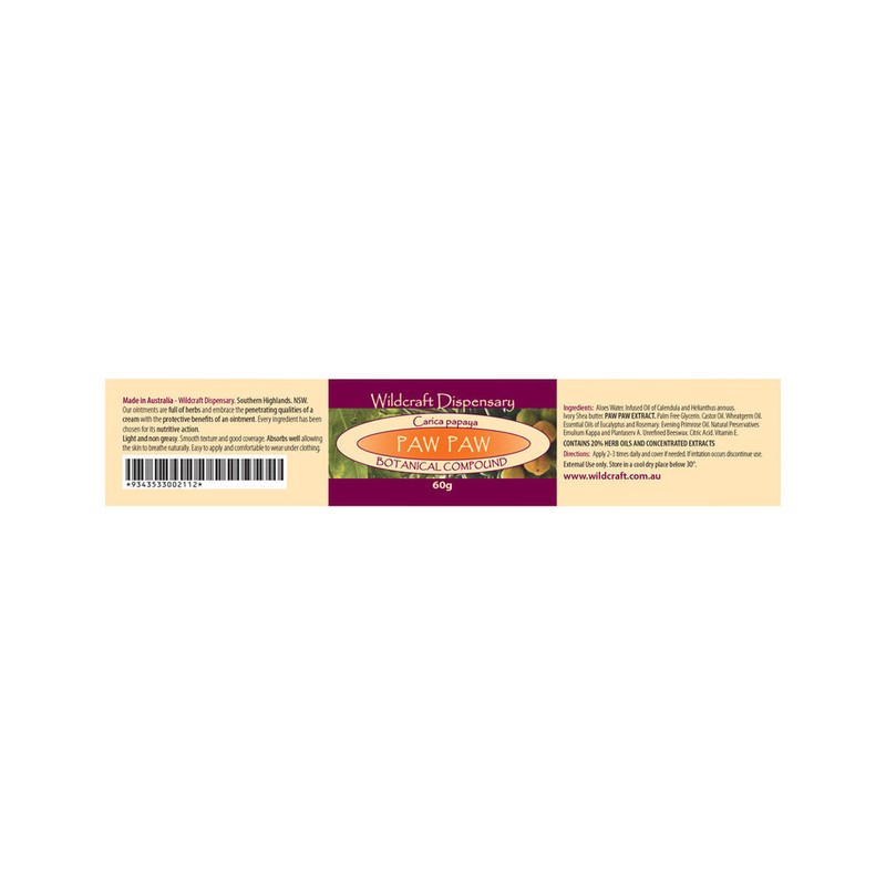 Wildcraft Dispensary Paw Paw Herbal Ointment 60g