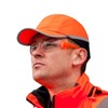 Orange Hi-Vis Bump Cap Baseball Style Safety Hard Hat Head