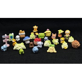Geiomoo Mini Resin Potted Bamboo Shoot, Miniature Figurines Set for DIY Landscape Home Crafts Fish Tank Decors (30 Pcs)