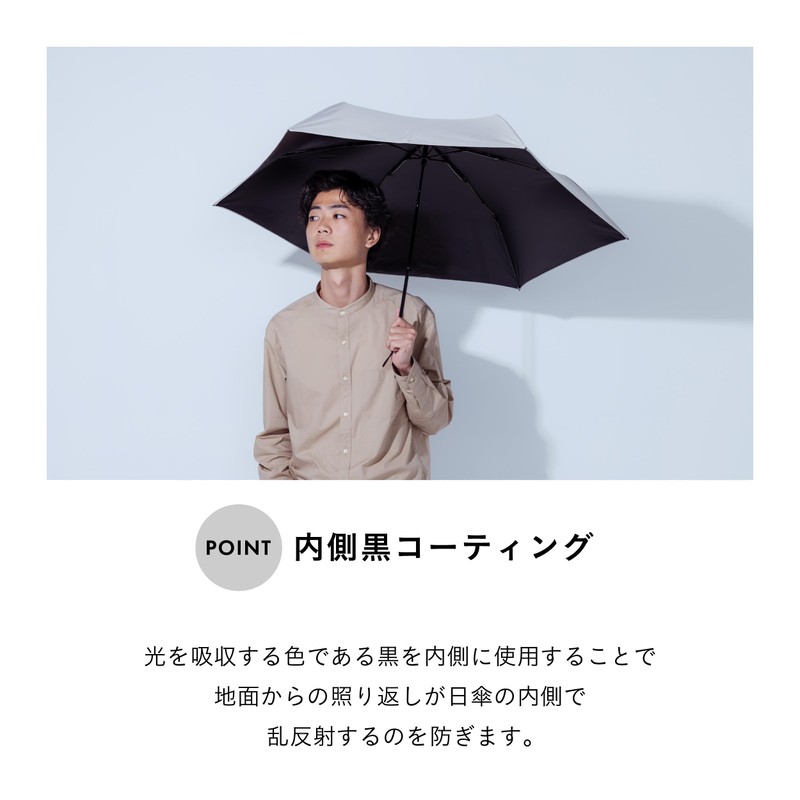 assa Folding Umbrella, Carbon Material, Lightweight, Under 7.1 oz (200
