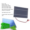 Nimomo Solar Panel 4.2W 18V Monocrystalline Silicon for Home Lighting,