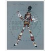 THE WIZ - NIPSEY RUSSELL AS THE TIN MAN COSTUME SKETCH - VINTAGE REPRINT