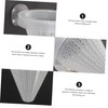 Levemolo Aquarium Fish Feeder Suction Cup 10 Pack Red Worm
