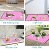 JSXZWOO Cat Litter Mat for Litter Box, Silicone Large Cat