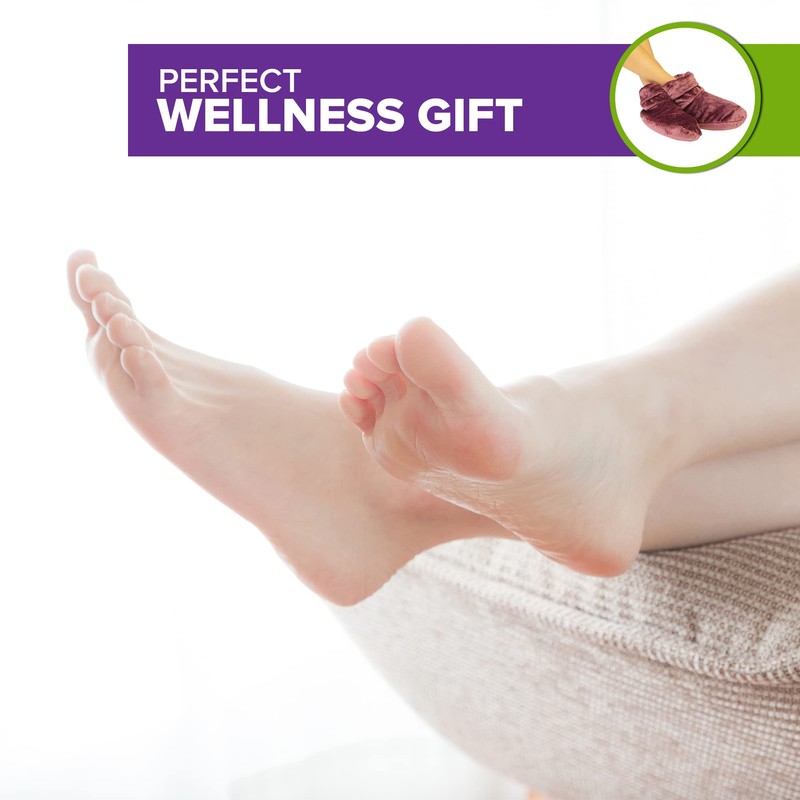 Mars Wellness Heated Microwavable Booties - Microwavable Socks Heated Booties