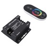 RGB LED Touch Remote Controller RF Wireless 6 Keys Circular
