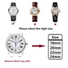 Moran Quick Release Leather Watch Bands Deployment Butterfly Buckle Calfskin