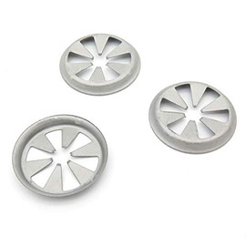 VVO Fasteners Silver Metal Front Wheel Housing Shell and Mudguard.Compatible with Some Ford Fiesta, Fusion, Mondeo, Transit (Pack of 10 Clips)