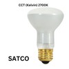 Satco S8519 45W R20 Incandescent Reflector Light Bulbs, Frosted, 130V,