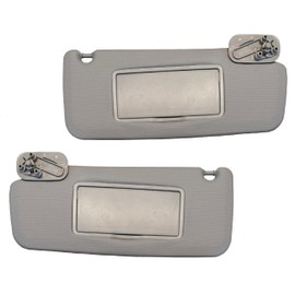 Sun Visor for Chevy Silverado & GMC Sierra Pair Both Sides Gray 2015-2019