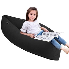 Sensory Chair for Kids w. Autism. Inflatable Sensory Pod, Autism Must Haves for Calming and Comfort, Ideal Sensory Furniture for Children Aged 5-12, Black