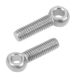 sourcing map M8 x 30mm Machinery Shoulder Swing Lifting Eye Bolt 304 Stainless Steel Metric Thread 4pcs