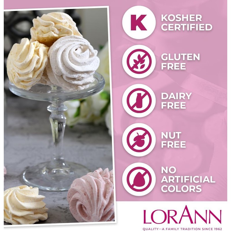 LorAnn Oils Meringue Powder – Gluten-Free, Kosher & Nut-Free –
