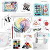 Mini Sewing Machine for Beginners, 122-Piece Portable Sewing Machine, Dual