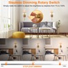 Dimmable Wall Sconces Set of Two, Plug in Wall Sconces