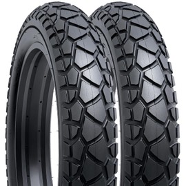 YUNSCM 2-PCS 20" Heavy Duty 20x4.0/98-406 Fat E-Bike Tires 20inch Fat Tires Compatible with Electric Bike 20 x 4.0 20X4 All-Terrain Directional Tread Bicycle Tires (Y-1327)