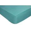 Impressions Fusion Soft Touch Microfibre Polyester Kingsize Teal Fitted Sheet