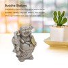 Buddha Statue Resin Mini 8cm Maitreya Laughing Buddha Figurine for