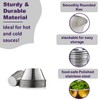 Nechtik Small Sauce Cups, Stainless Steel Ramekin Dipping Sauce Cup,