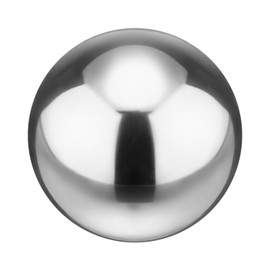 M METERXITY 1-Pack Gazing Globes 4.7 in 201 Stainless Steel, Silver